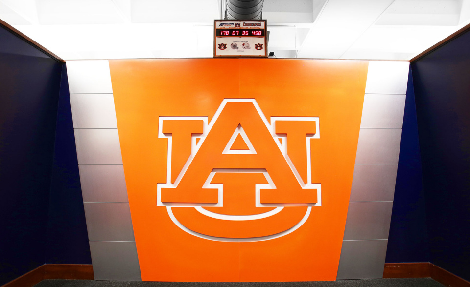 Auburn University Football Locker Room