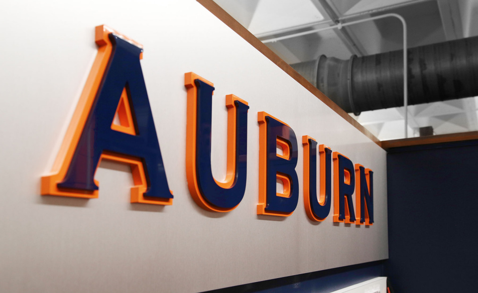 Auburn University Football Locker Room