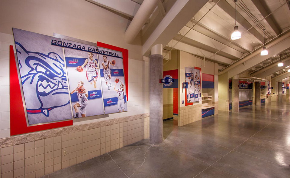 Gonzaga University Basketball Concourse