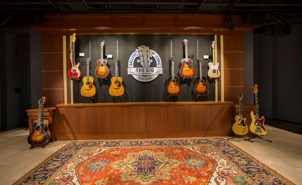 Belmont University Gallery of Iconic Guitars