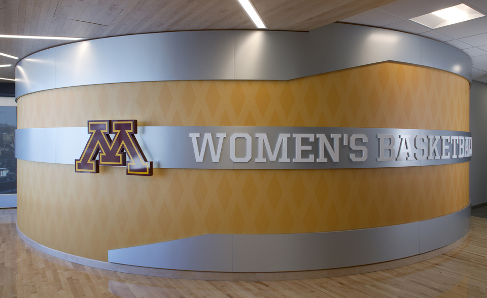 Womens' Basketball Players' Area