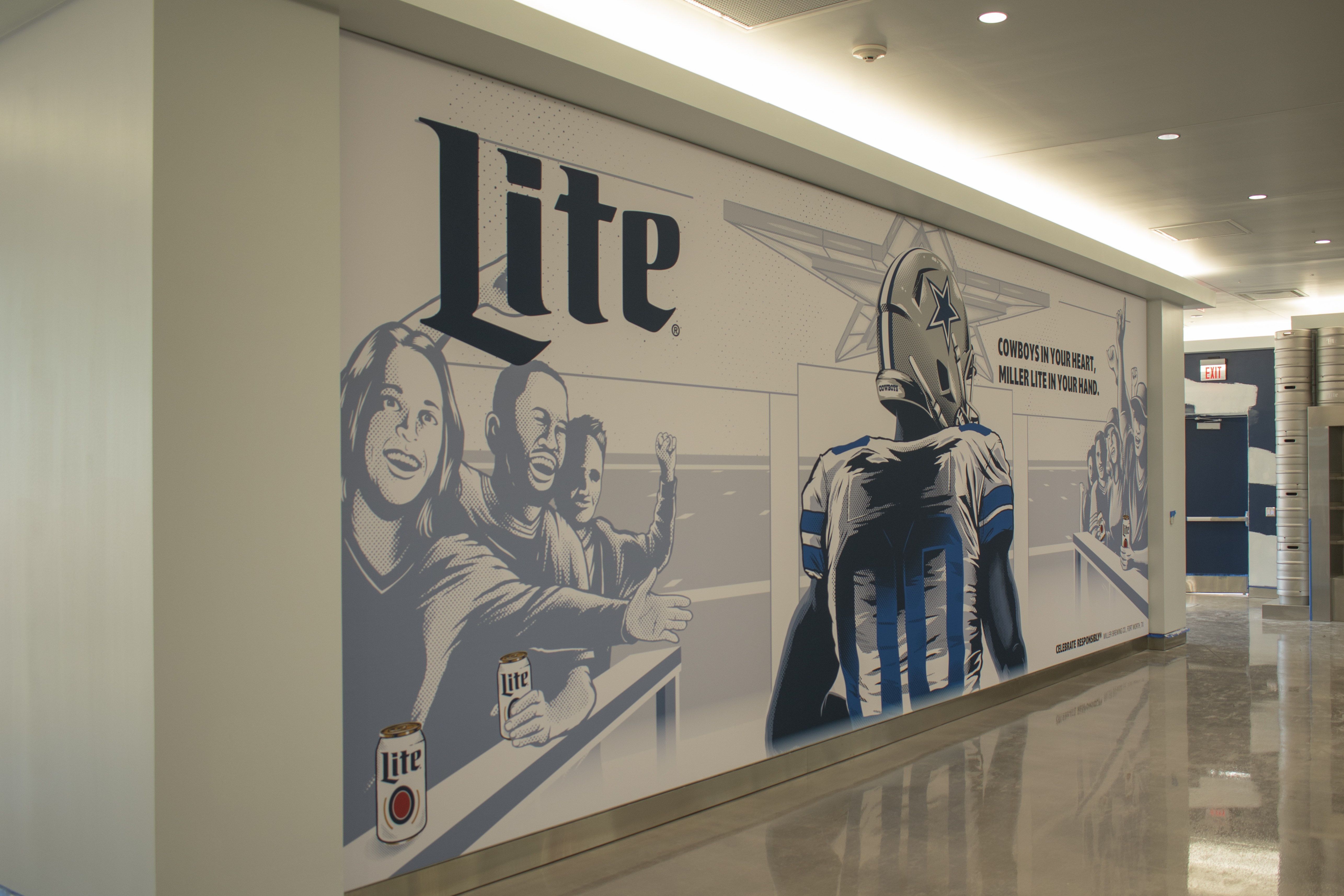 Miller Lite House at AT&T Stadium (Photo Credit Manhattan Construction)