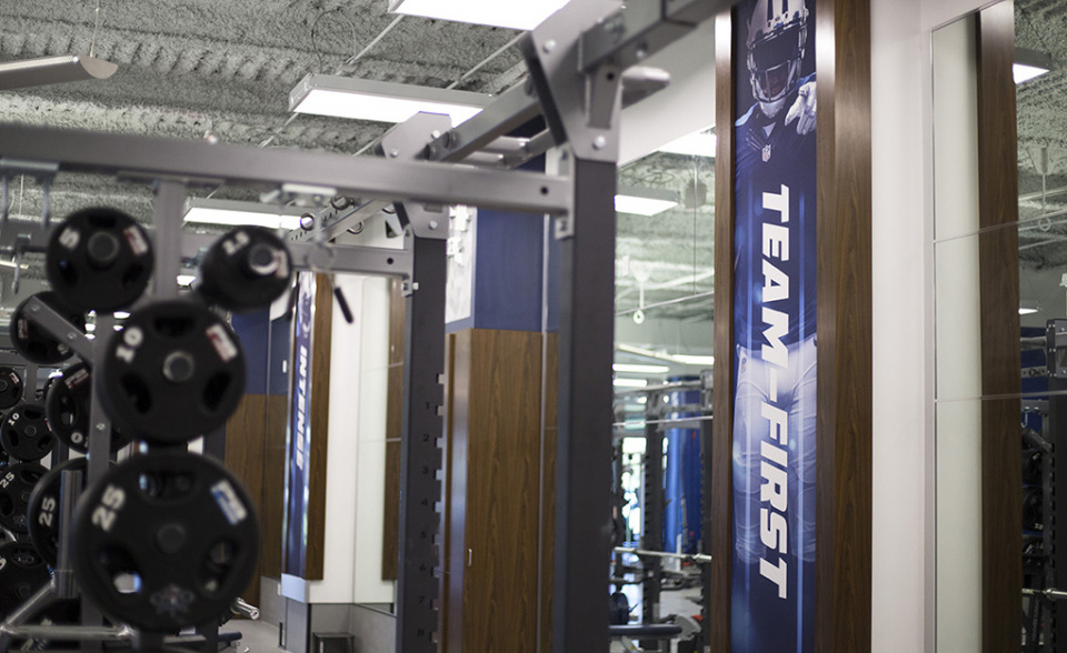 Tennessee Titans Weight Room