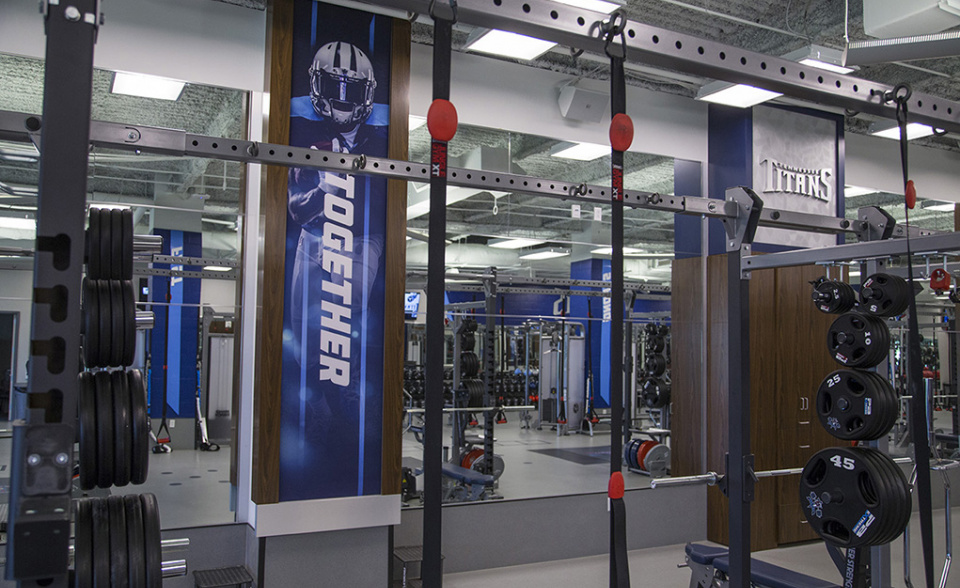 Tennessee Titans Weight Room