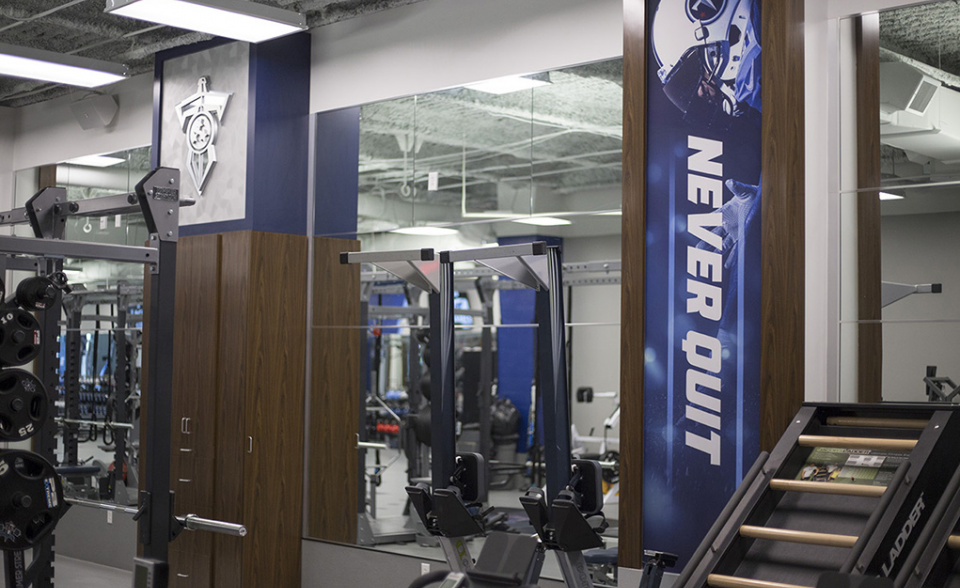 Tennessee Titans Weight Room