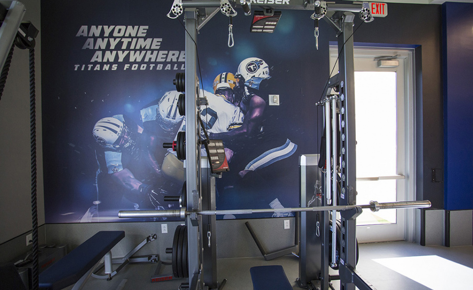 Tennessee Titans Weight Room