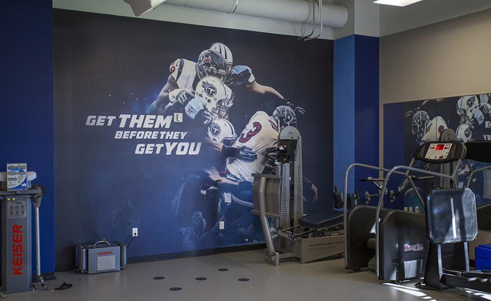 Tennessee Titans Weight Room