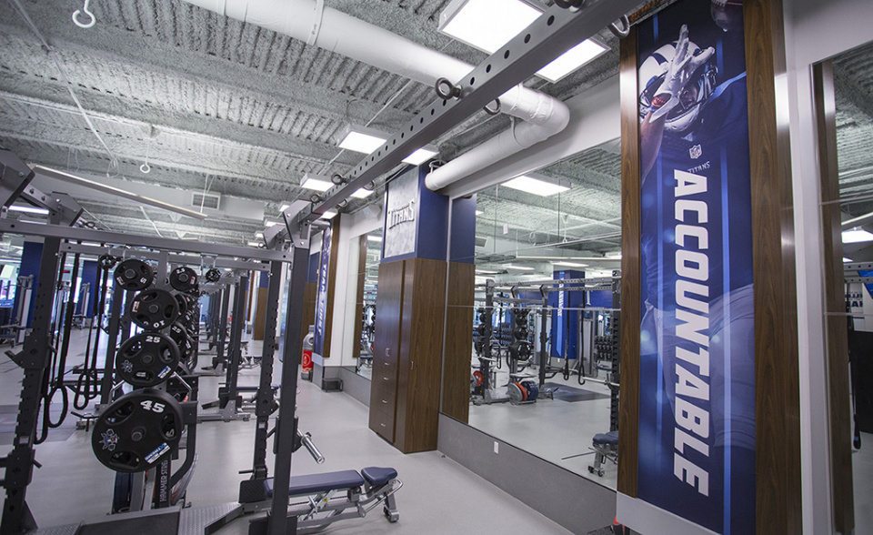 Tennessee Titans Weight Room