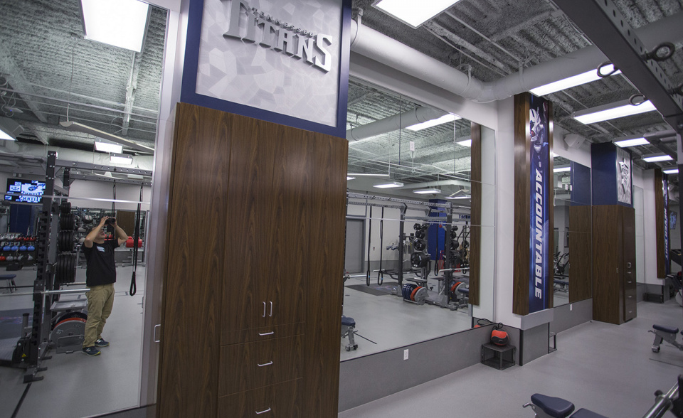 Tennessee Titans Weight Room