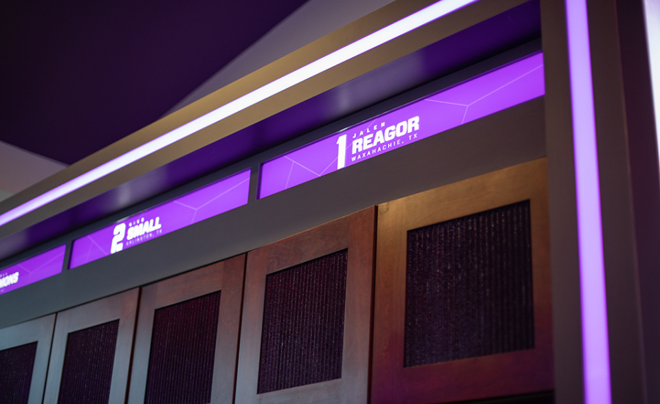 TCU Football Locker Room