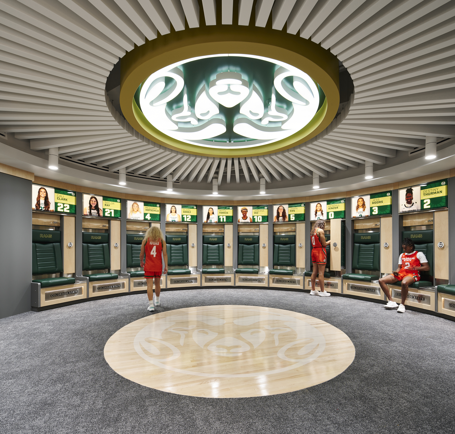 Women's Basketball Locker Room