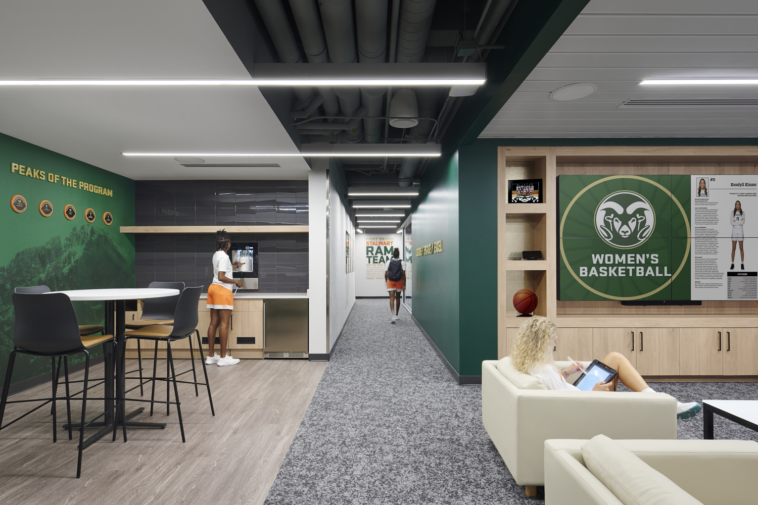 Women's Basketball Player Lounge