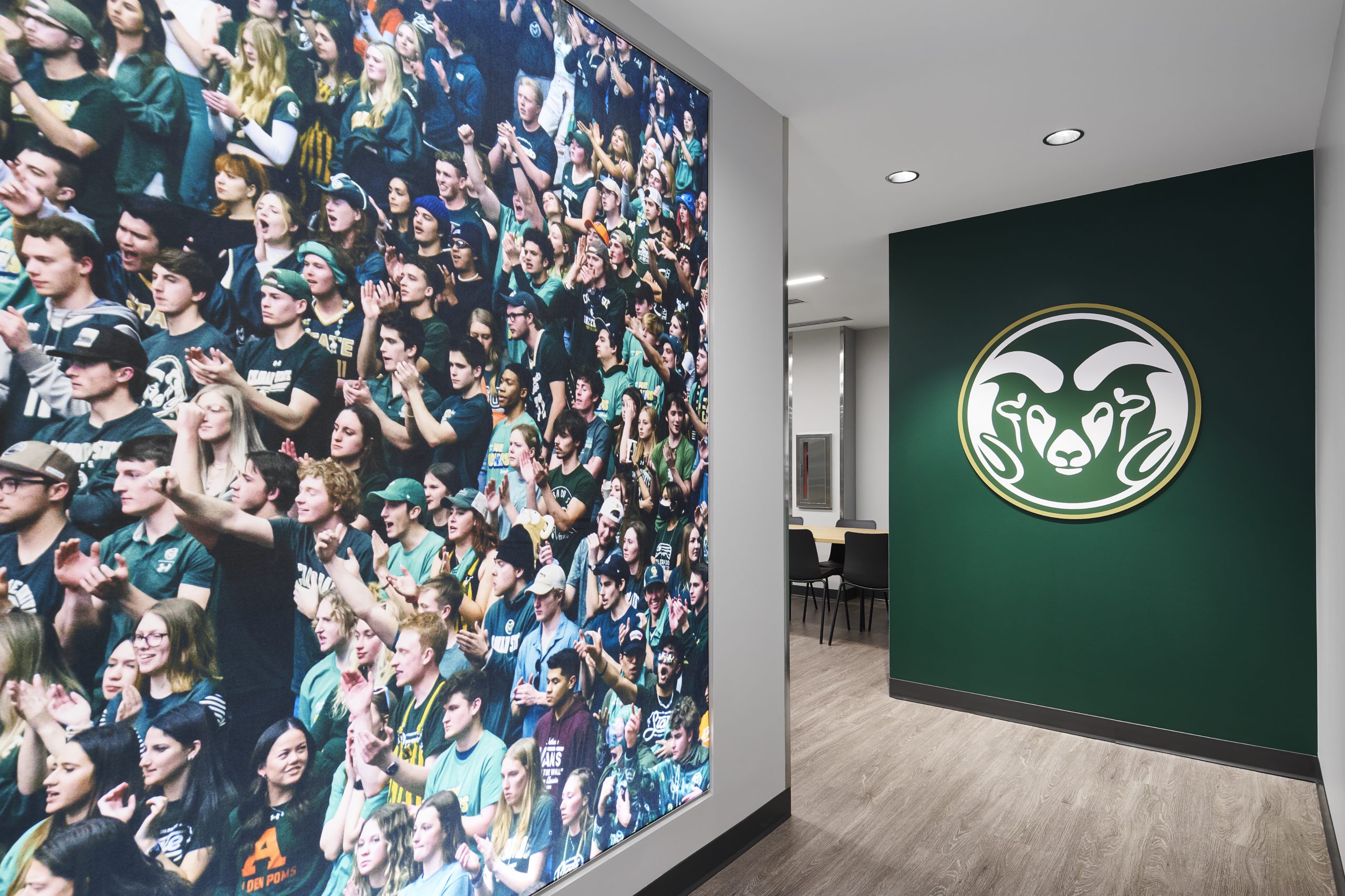 CSU Basketball Offices Hallway