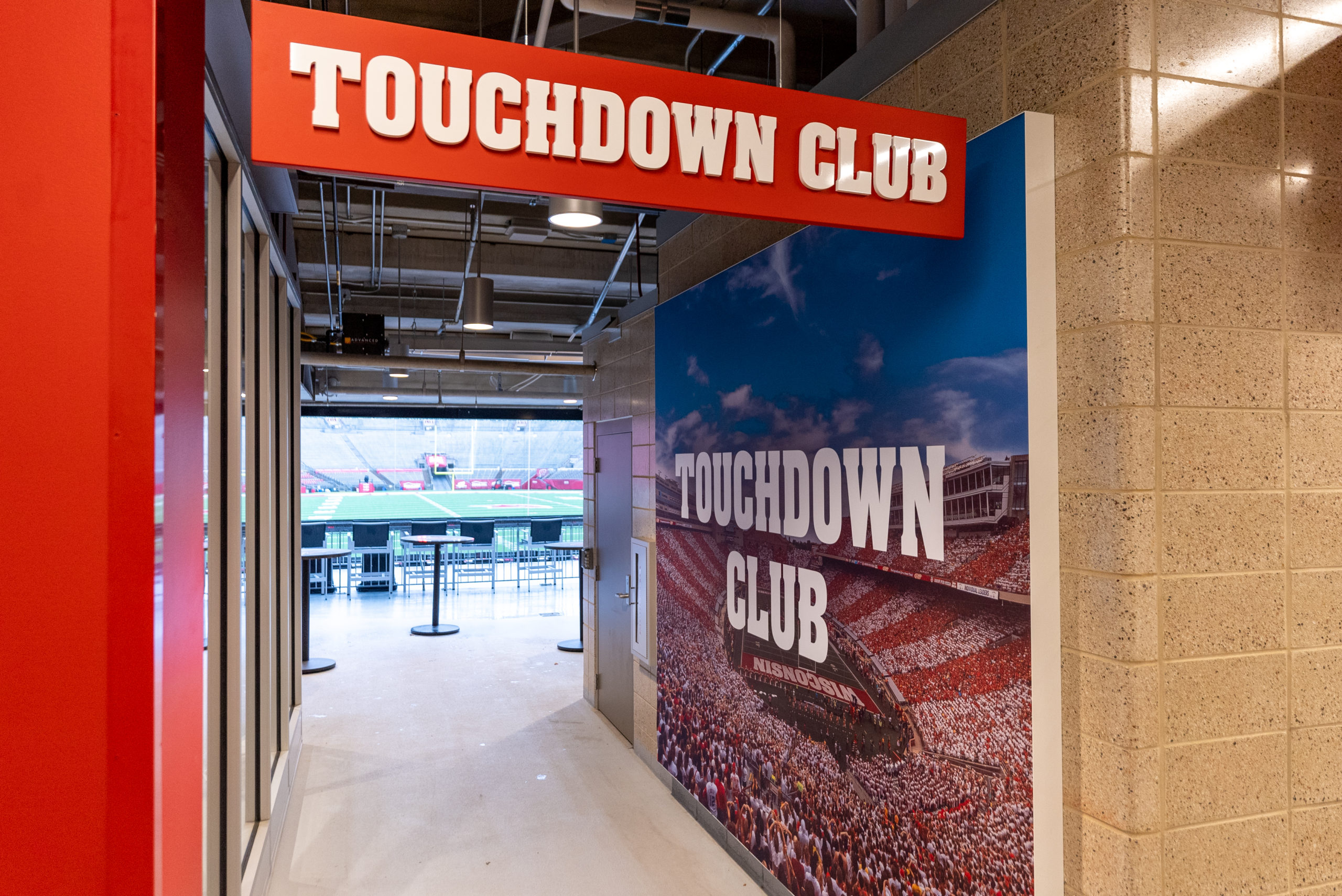 Touchdown Club Entrance at Camp Randall Stadium