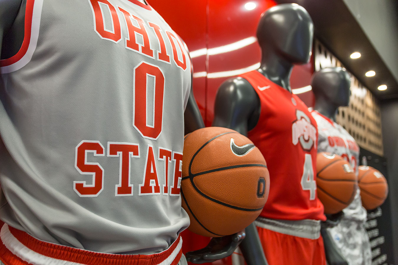 Ohio State University Uniform Display