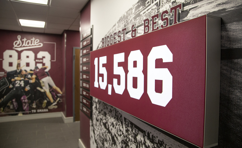 Mississippi State Baseball Lounge and Player Entry