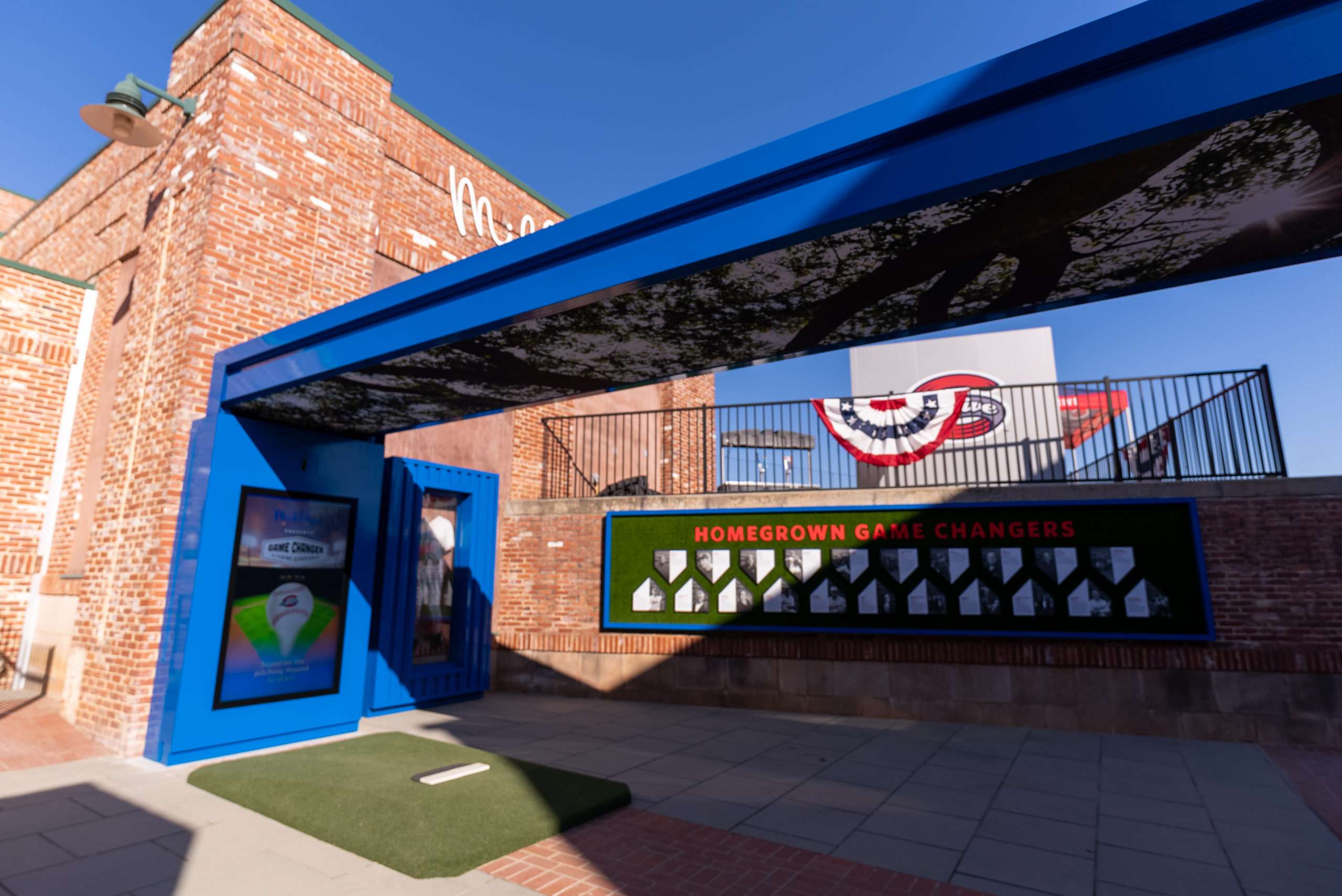 Milliken Plaza Entrance at Fluor Field