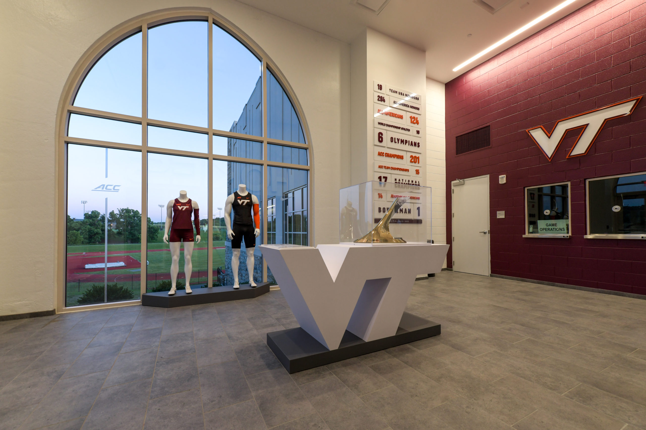 Rector Fieldhouse Lobby