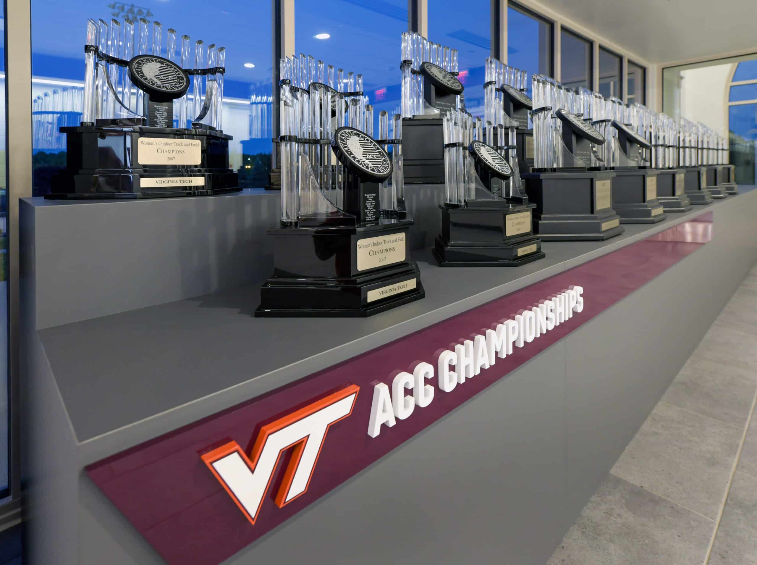 ACC Championship Trophy Display