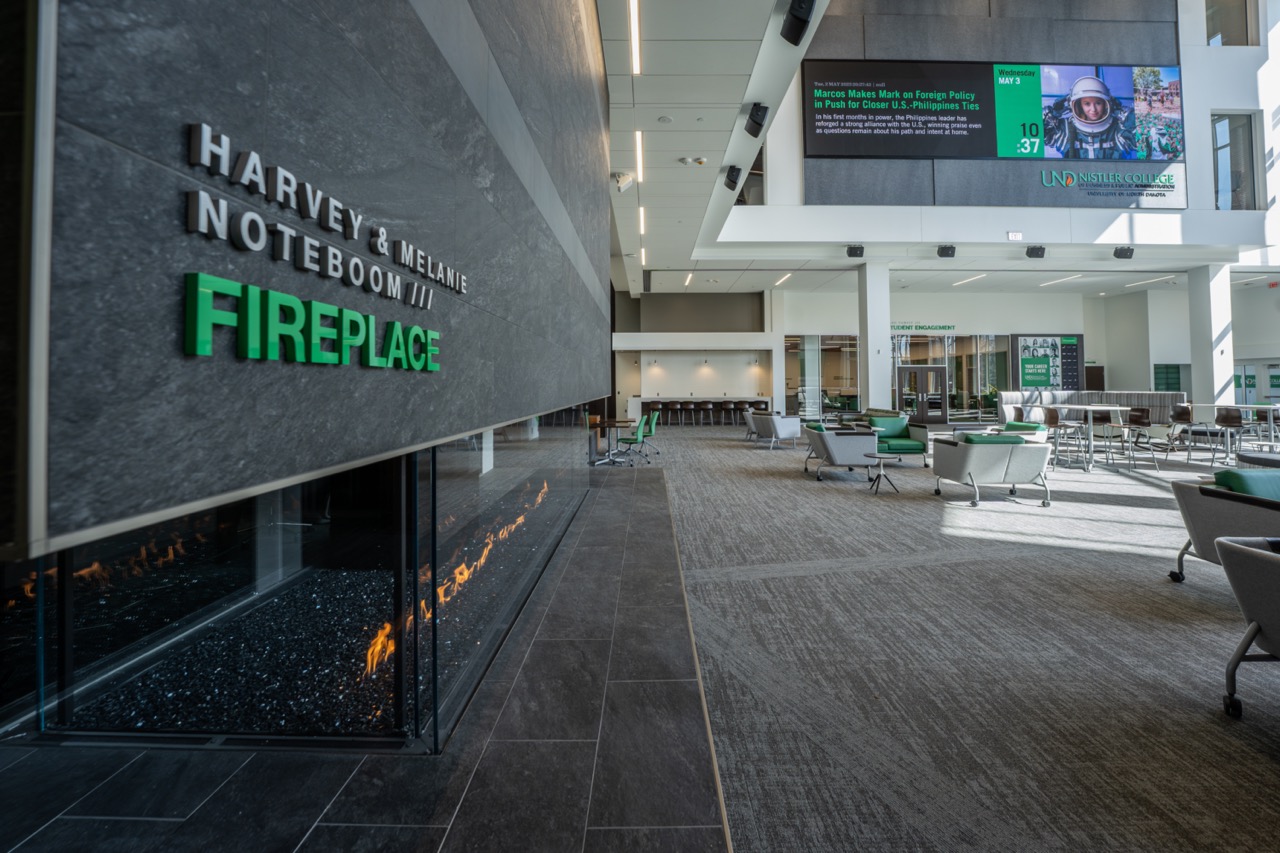 Donor recognition is displayed throughout the facility, honoring those who have given back.