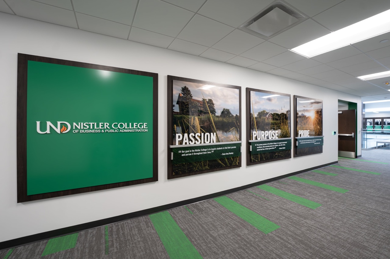 Nistler's core values are evident across campus.