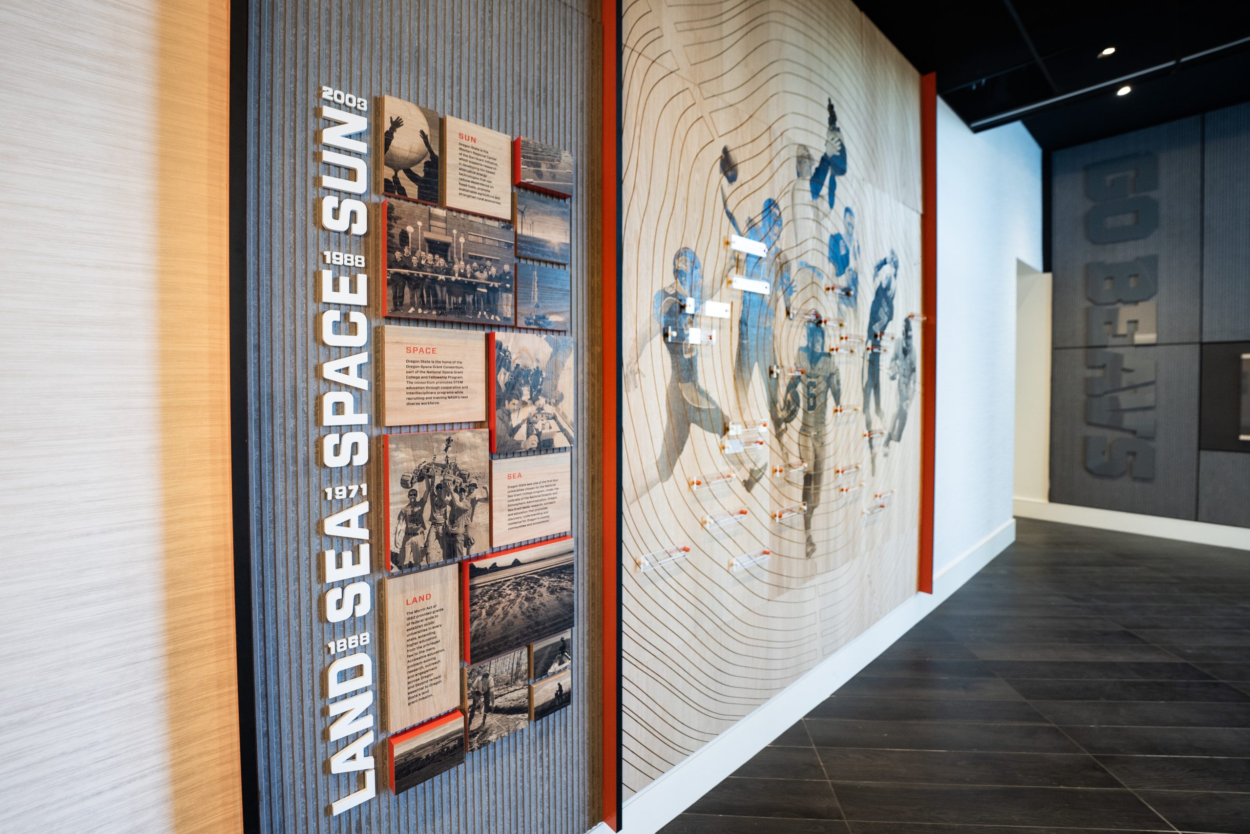 Gopher Football Historic Moment Tree Ring Display