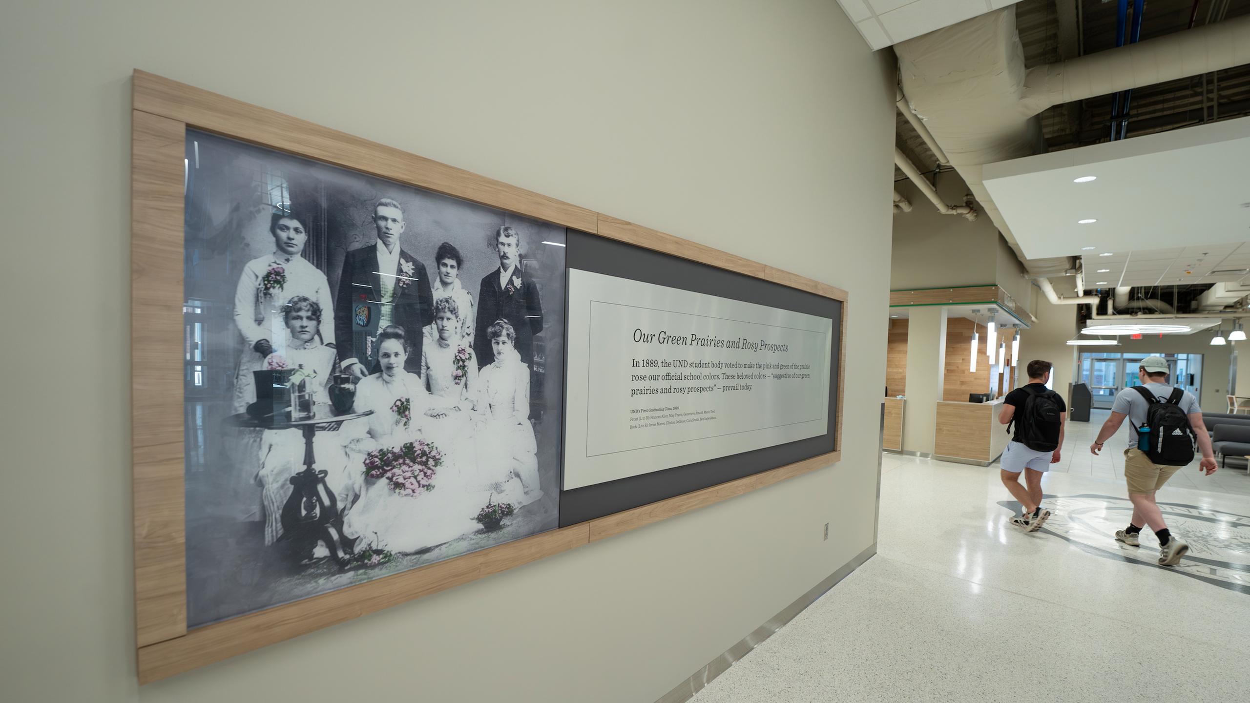 UND's first graduating class.