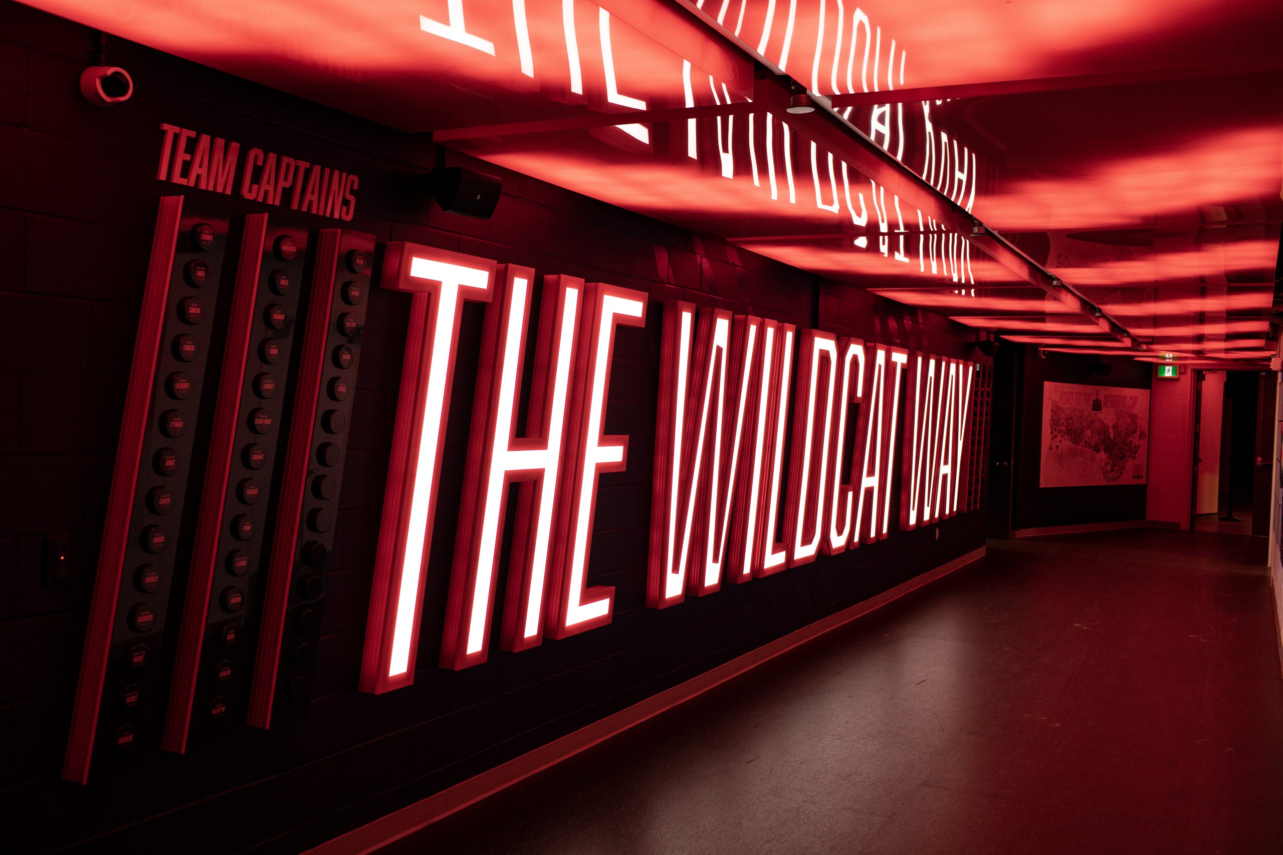 ``The Wildcat Way`` Illuminated Wall Display