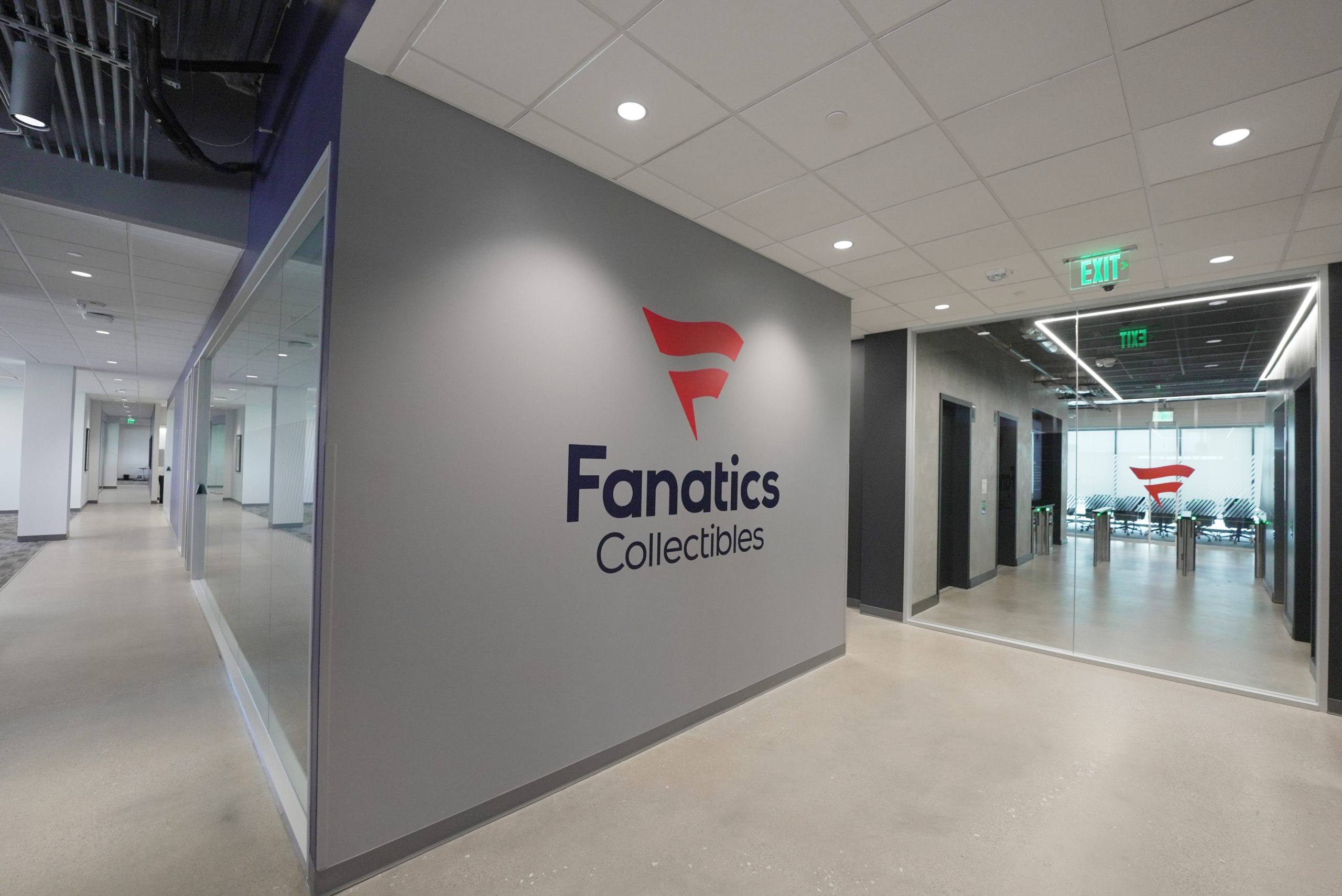 Fanatics Logo Wall Display