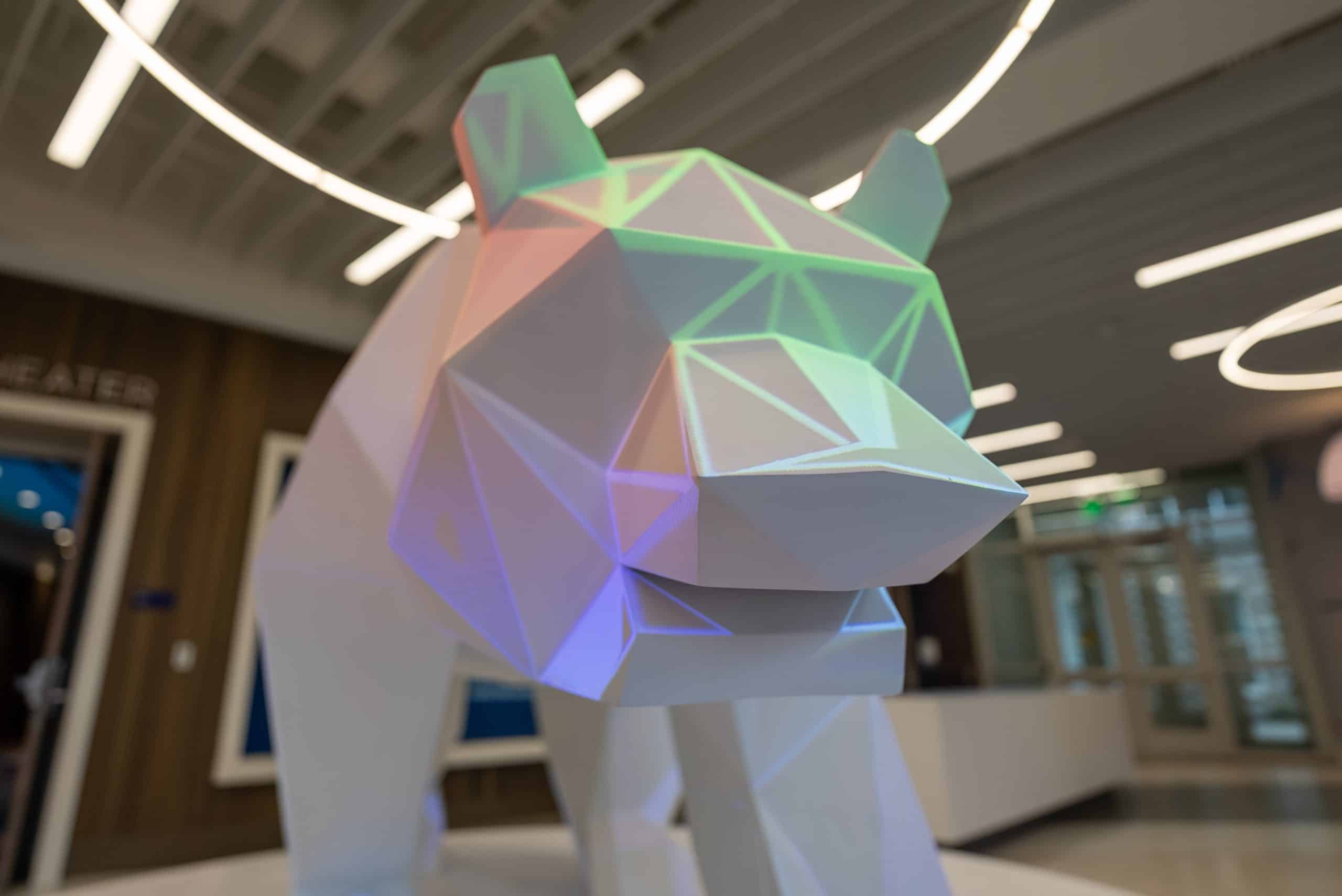 3D Projection Mapping Interactive Bear