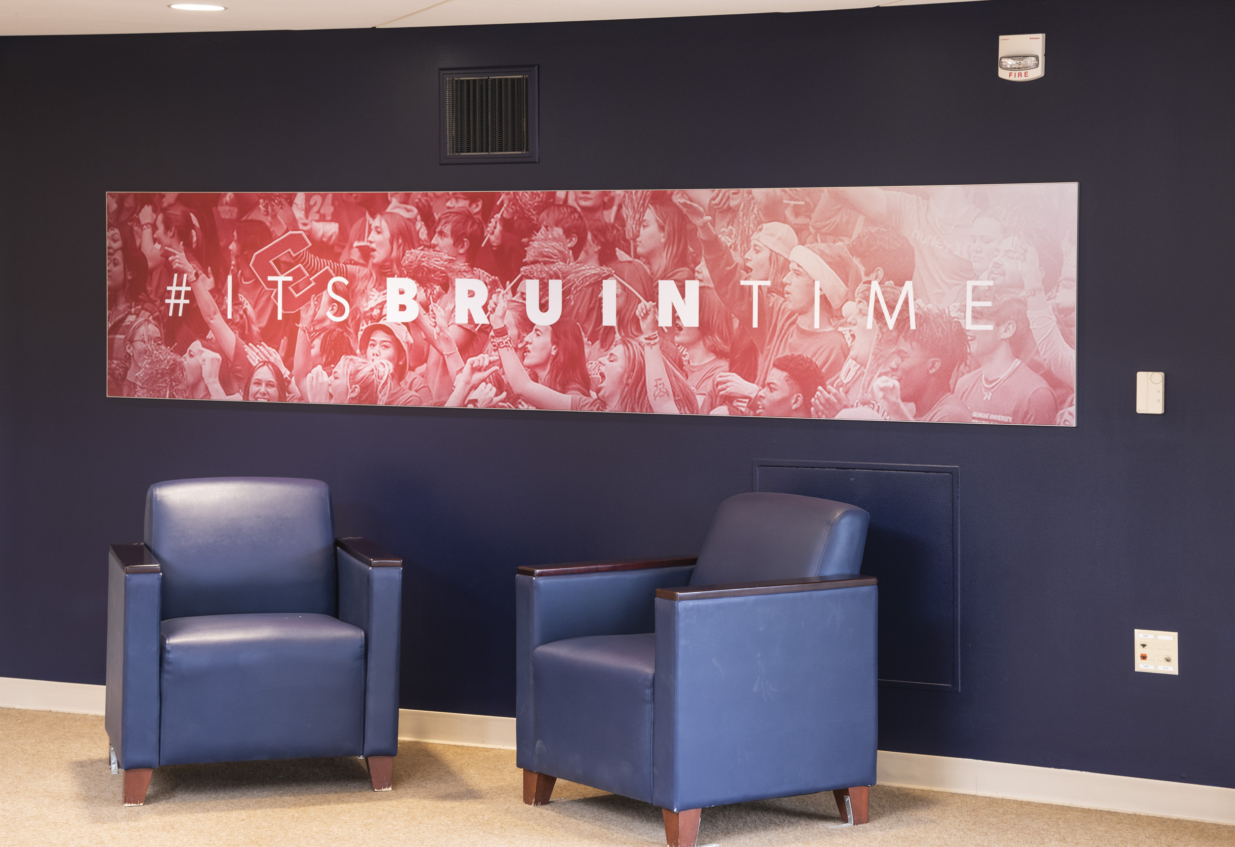 Belmont Athletics Entrance Lobby