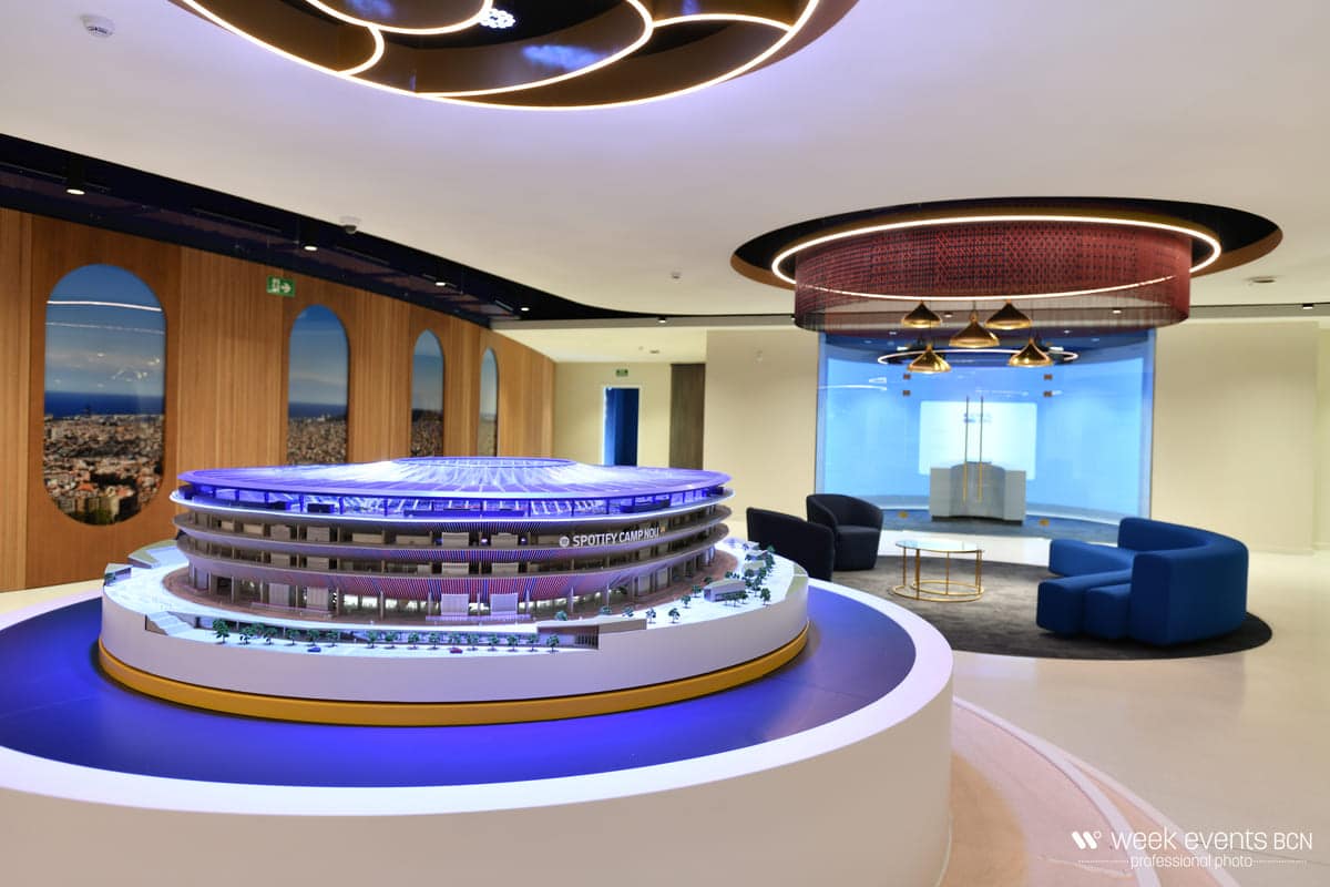 FC Barcelona Sales Center Lobby