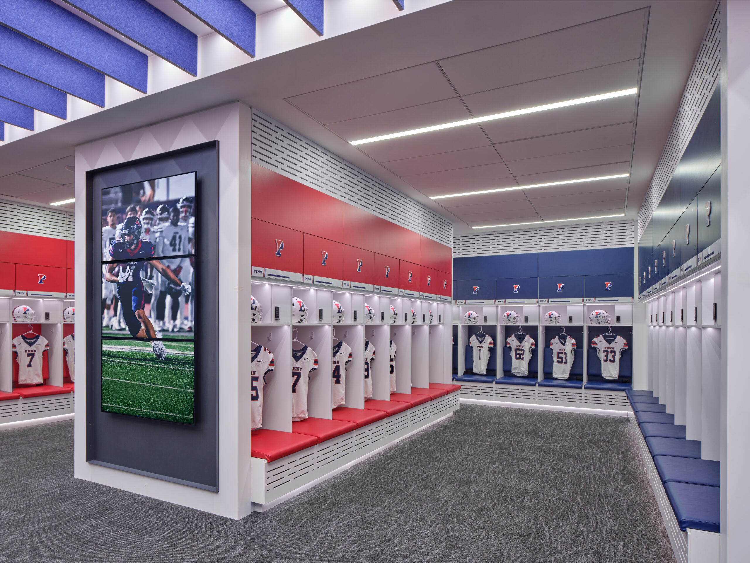 athletic, locker room, penn