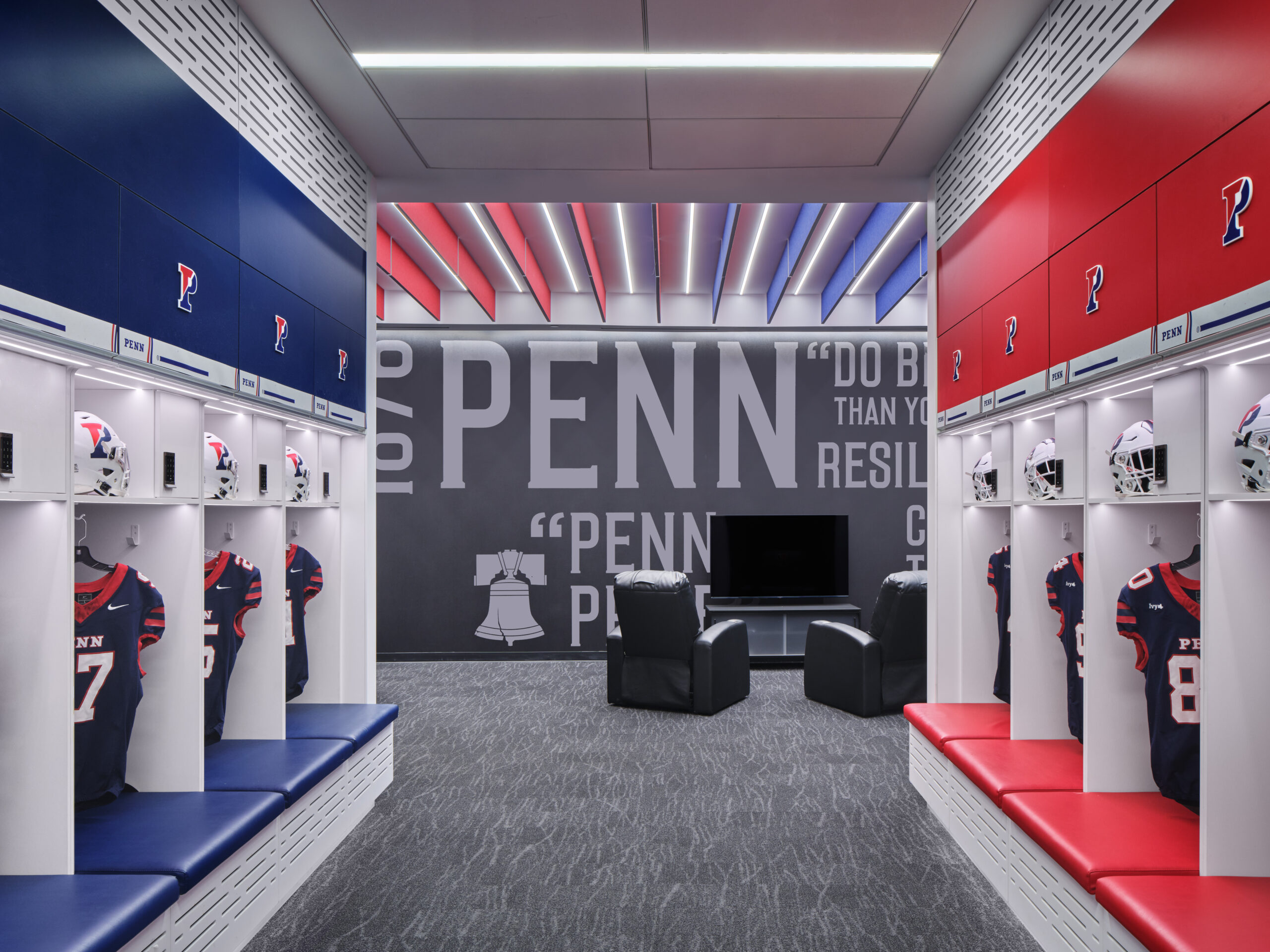 athletic, locker room, penn