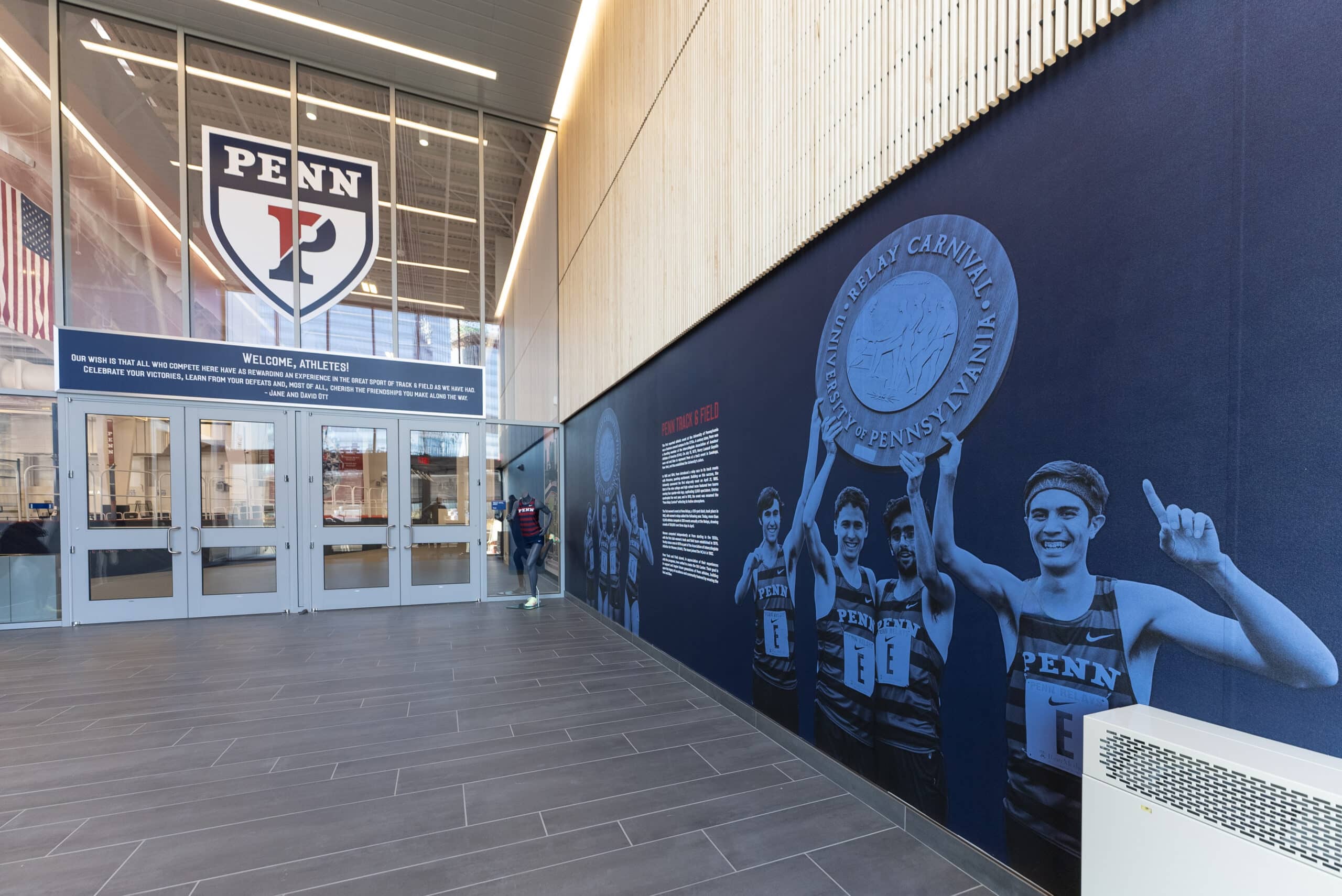 Ott Center for Track and Field Entrance