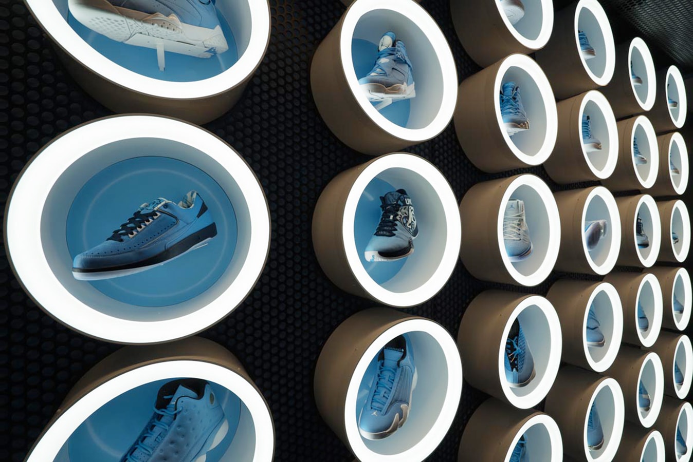 University of North Carolina Jordan Shoe Wall