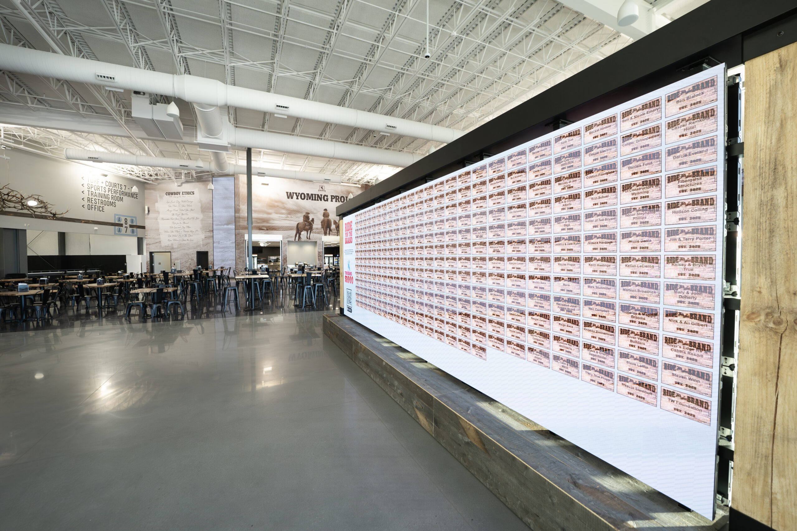 Large-Format LED Moveable Display