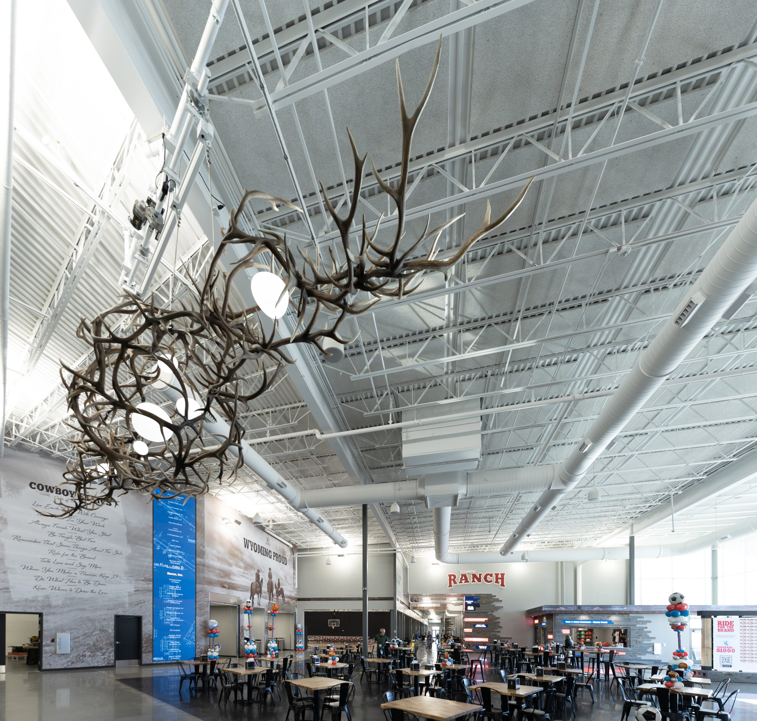 Antler Chandelier created by Wyomingite, Shawn Rivett