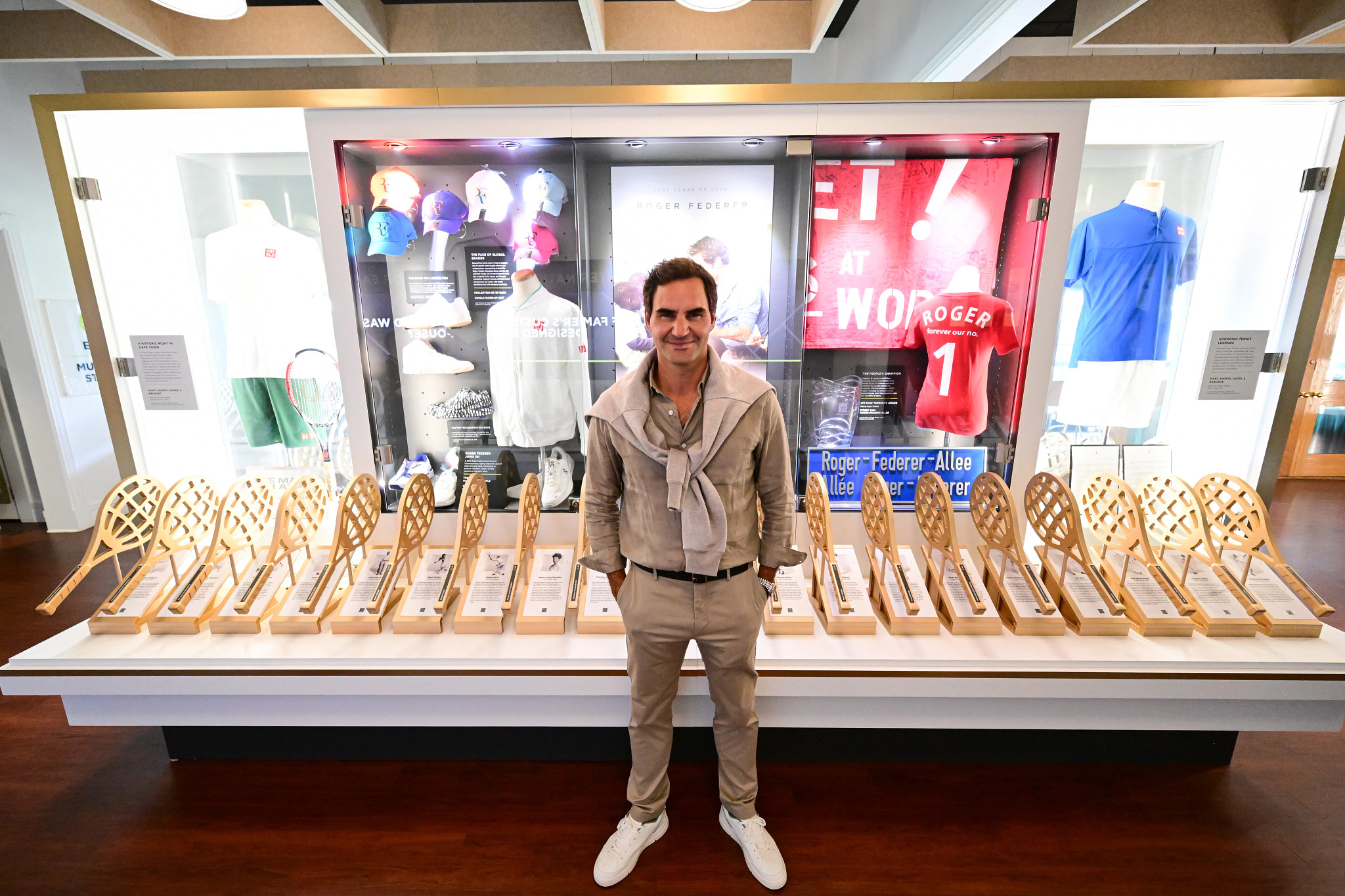 Hall of Famer Roger Federer