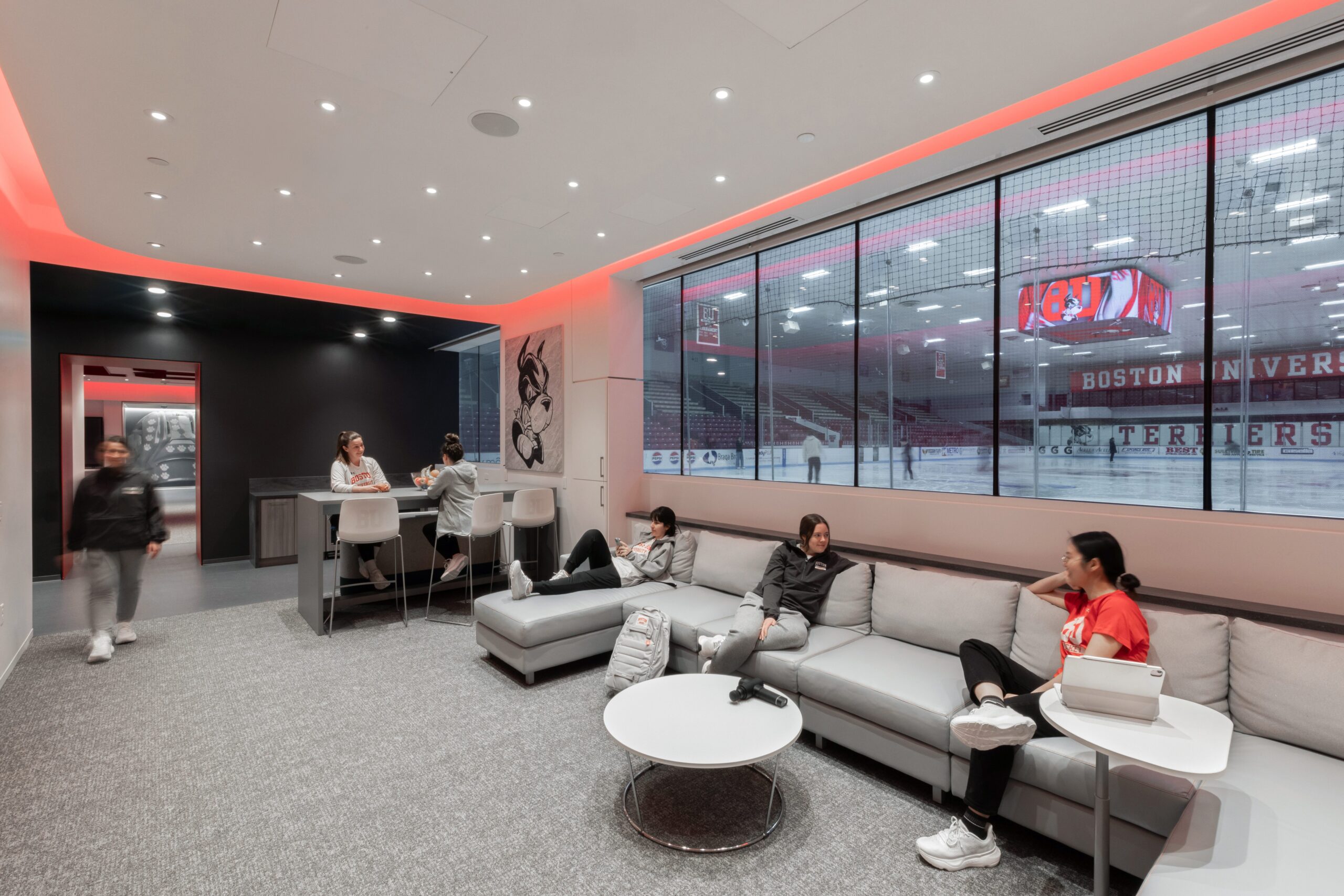 Boston University Women's Hockey Team Spaces