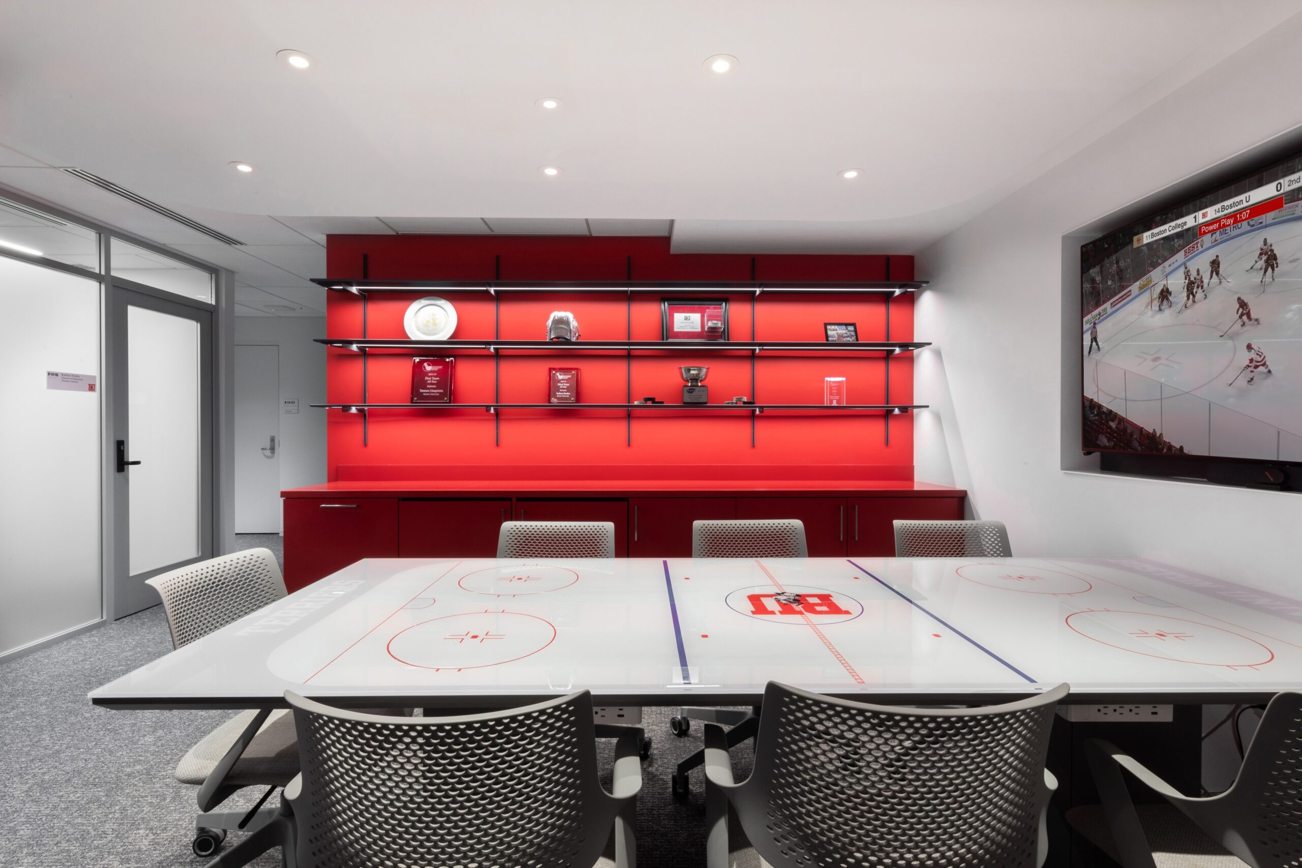 Boston University Women's Hockey Team Spaces