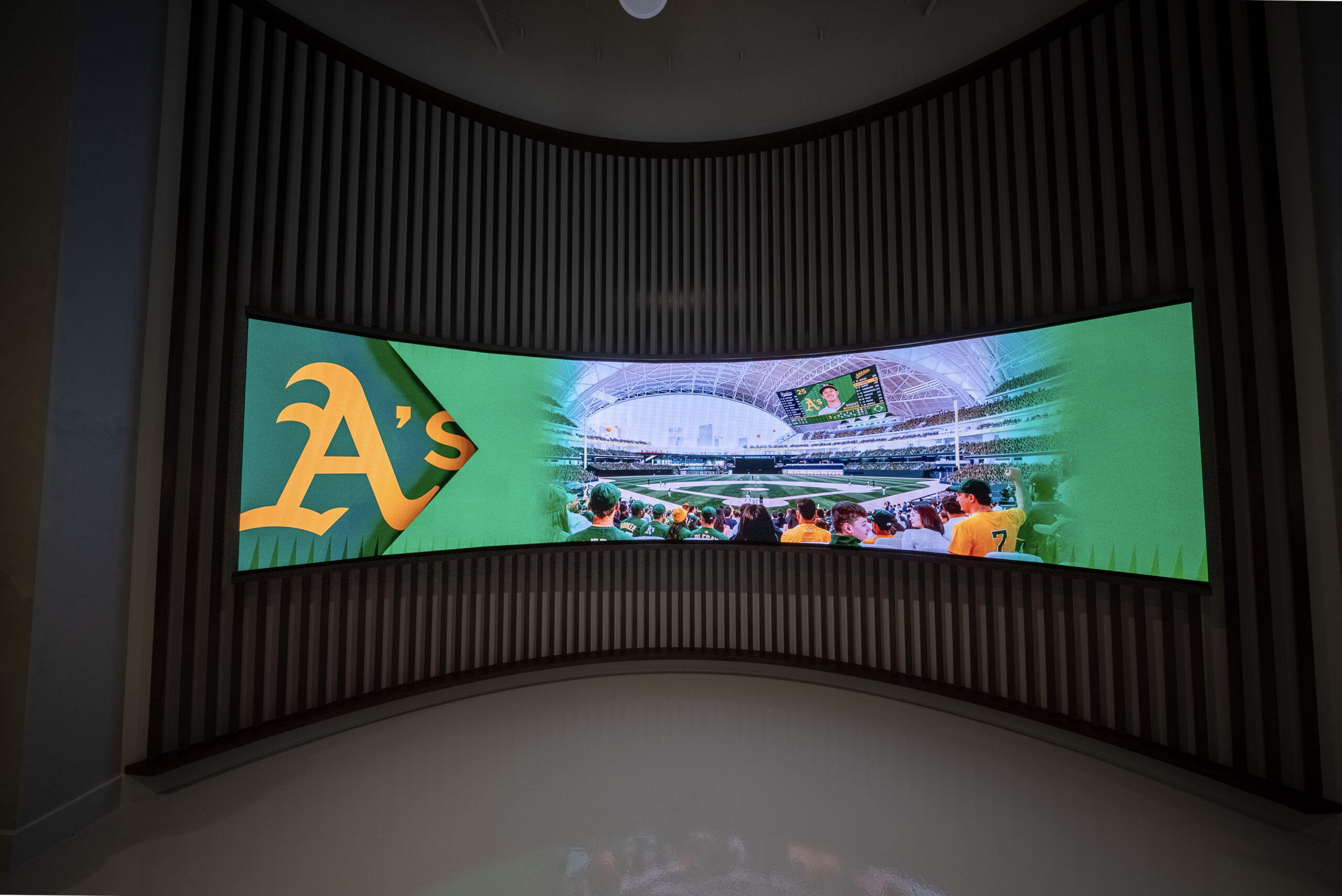 Curved Experiential LED