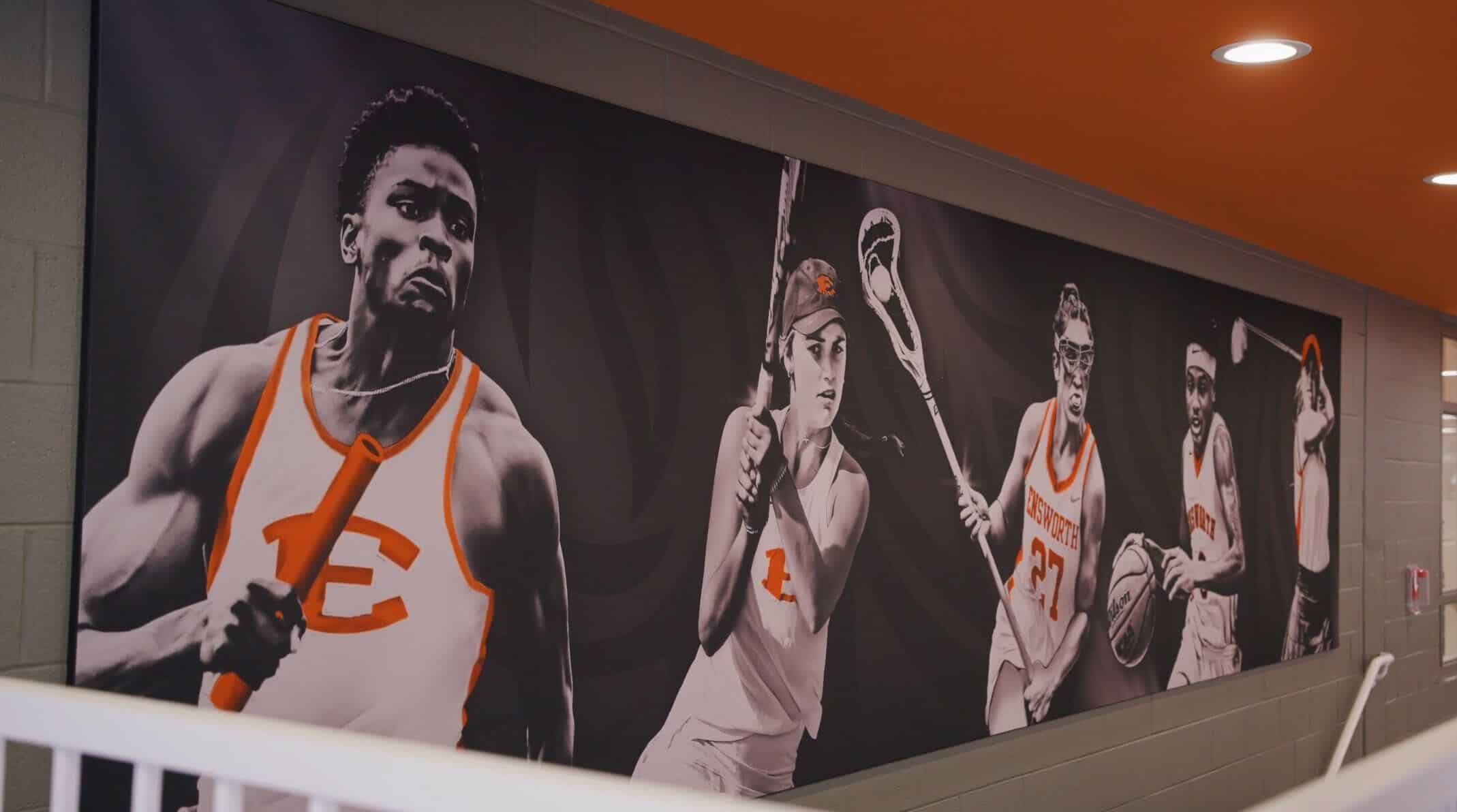 Life-Size Student Athlete Graphic